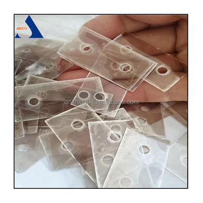 Piastra trasparente Mica per indicatori di livello dell'acqua in forme e dimensioni personalizzabili