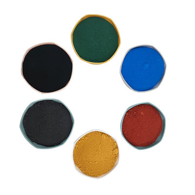 Fornitore di pigmento in polvere di ossido di ferro rosso/nero/verde/giallo/azzurro con numero CAS 1309-37-1