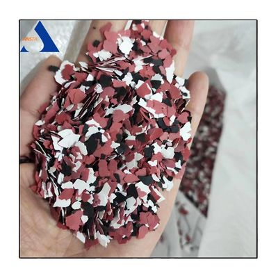3-5mm Vinyl Flake Chips 3-5mm per il metodo di applicazione della vernice a spruzzo per pavimenti epossidici