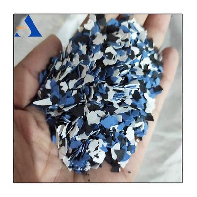 Metodo di applicazione con spruzzo Flake di vinile Flake di pavimento epossidico in colori misti o solidi
