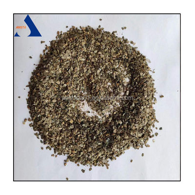 Colore dorato Vermiculite grezzo Flakes Asbestos-Free 0.3-1mm/1.5-2.5mm/1-3mm/2-4mm Dimensioni