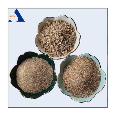 Polvere di vermiculite d'argento medio 20-40 maglie 40-60 maglie per asbestos-free o oro