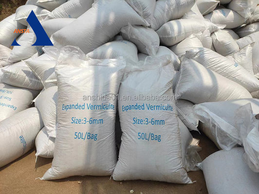 Vermiculite dorato espanso per l'orticoltura 1-3mm/2-4mm/3-6mm Prezzi competitivi
