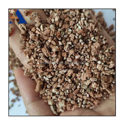 Asbesto libero Colore dorato 3-6 mm Vermiculite espanso per l'agricoltura/orticoltura