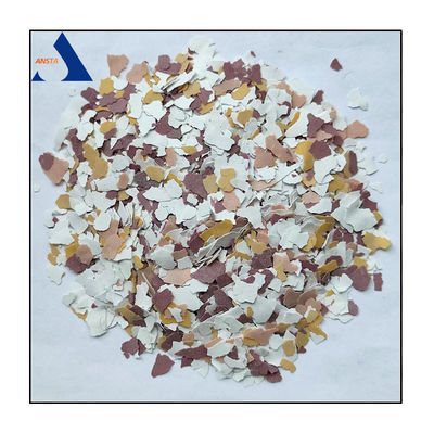 Colori compositi Flakes di vernice decorativa per la costruzione di rivestimento pavimento epossidico misto