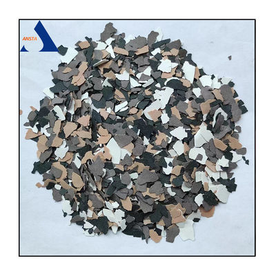 Colori compositi Flakes di vernice decorativa per la costruzione di rivestimento pavimento epossidico misto