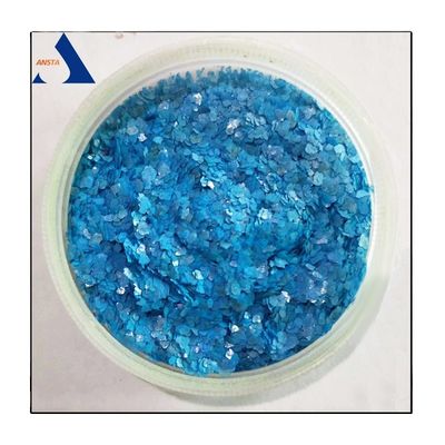 Vendita calda Fiocchi di color Mica per pavimenti epossidici 1-3 mm Fiocchi di colore per vernici a fiocchi